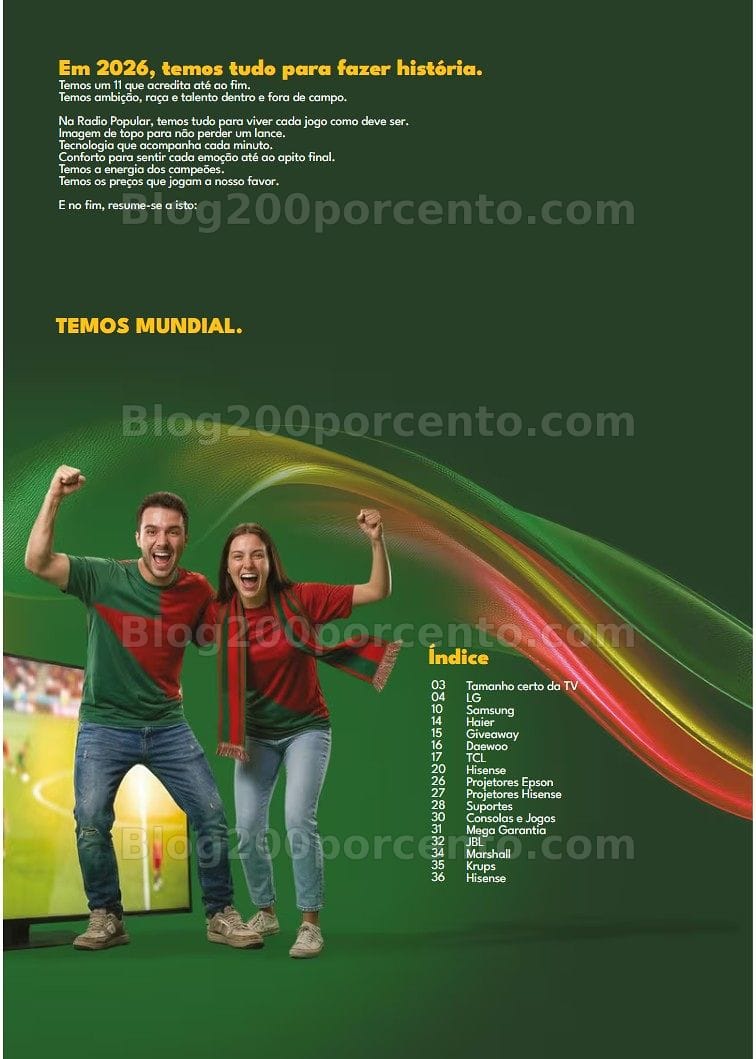 Antevisão Folheto Especial Mundial Promoções de 11 maio a 11 junho